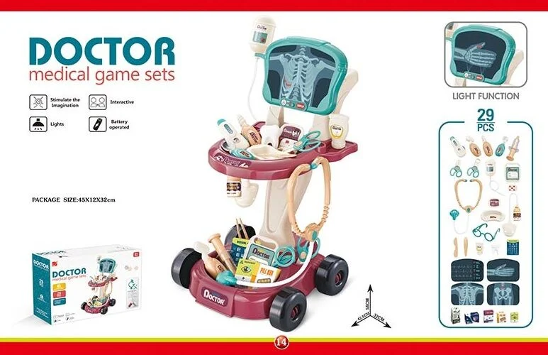 Фотография 1 товарной позиции интернет-магазина детских игрушек www.smarttoys.com.ua Набір лікаря 660-88 (12) 29 предметів, 