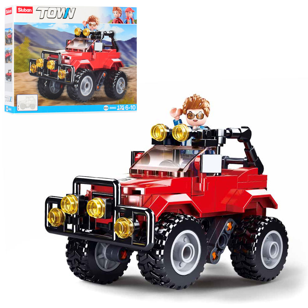 Конструктор SLUBAN M38-B0902 "Town": Джип, 135 дет.