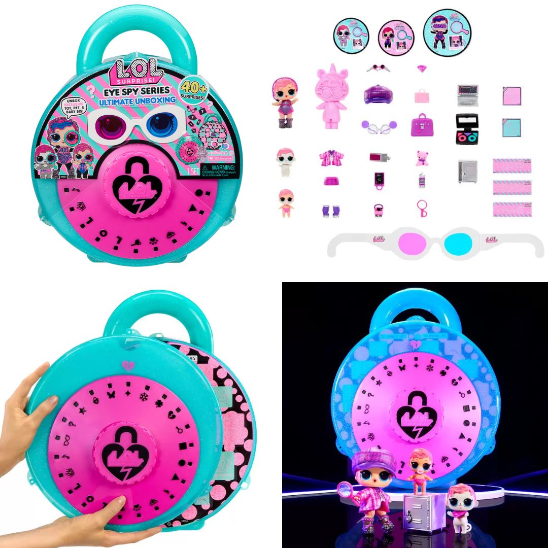 Ігровий набір з ляльками L.O.L. SURPRISE! серії "Eye Spy" – ВЕЛИКИЙ СЮРПРИЗ З ЗАГАДКАМИ (з акс.)