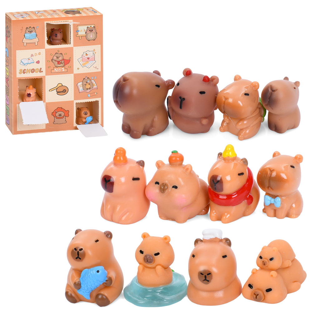 Фігурки для гри ZZL01 капібара,наб12шт,адвент-календар,мікс вид, кор.13,5-17,5-4см