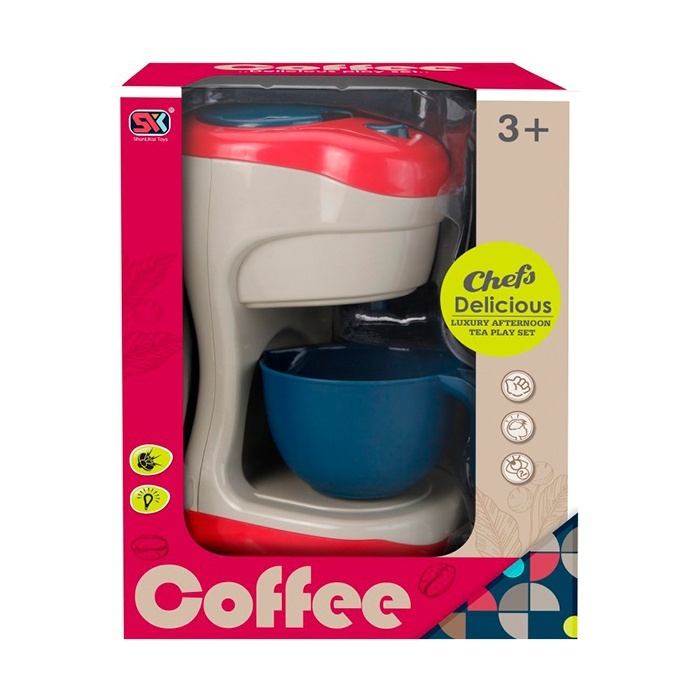 Кавоварка SK53B чашка, ллється вода, муз., світло, бат., кор., 18,5-23-12 см.