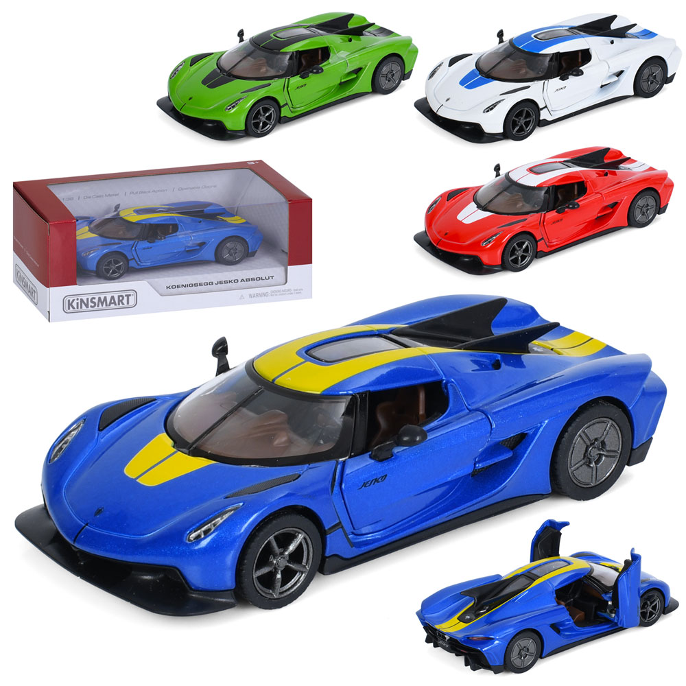 Машина KT5473WF  метал, інерція,1:36,відчиняються двері,гумові колеса,4 кольори,кор.16-7-7,5см
