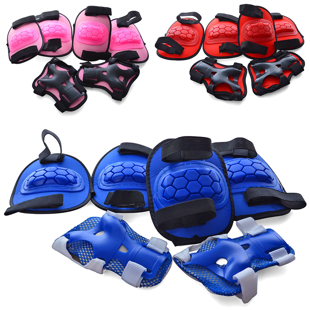 Захист MS 0335 для колін, ліктів, зап'ясть, 3 кольори, сітка, 19-29-9 см.