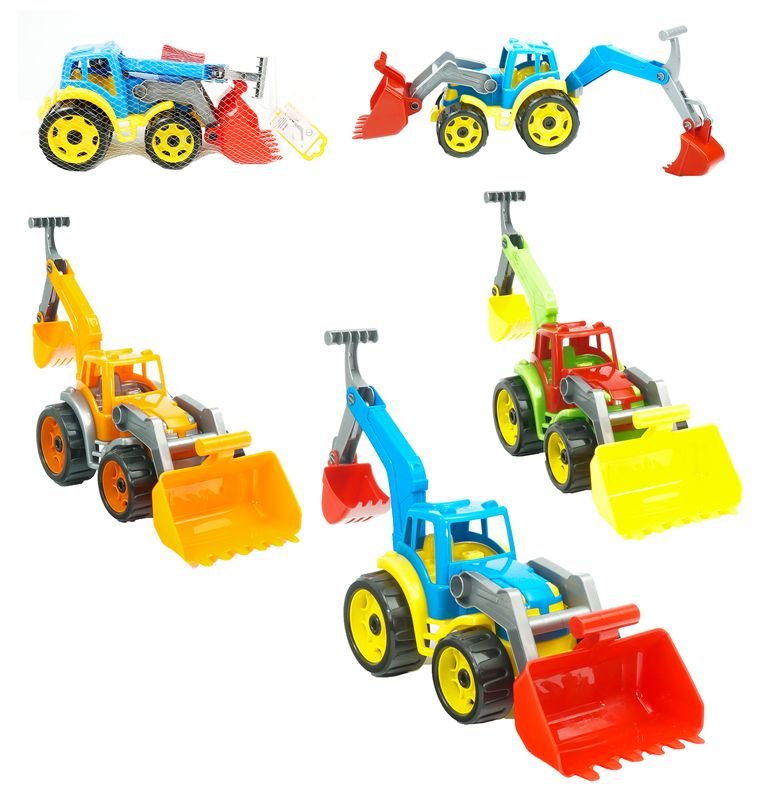 Фотография 1 товарной позиции интернет-магазина детских игрушек www.smarttoys.com.ua гр Трактор з двома ковшами 3671 (9) 
