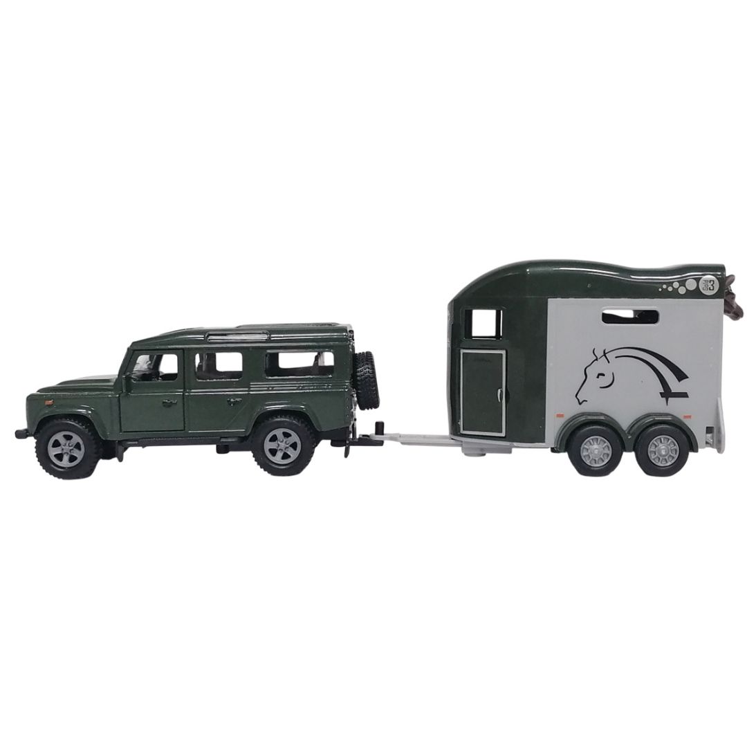 Ігровий набір - LAND ROVER (з причіпом і фігурками коней)