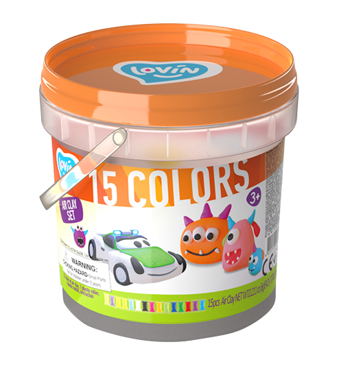 Компанія монстрів ТМ Lovin Набір для ліплення з повітряним пластиліном