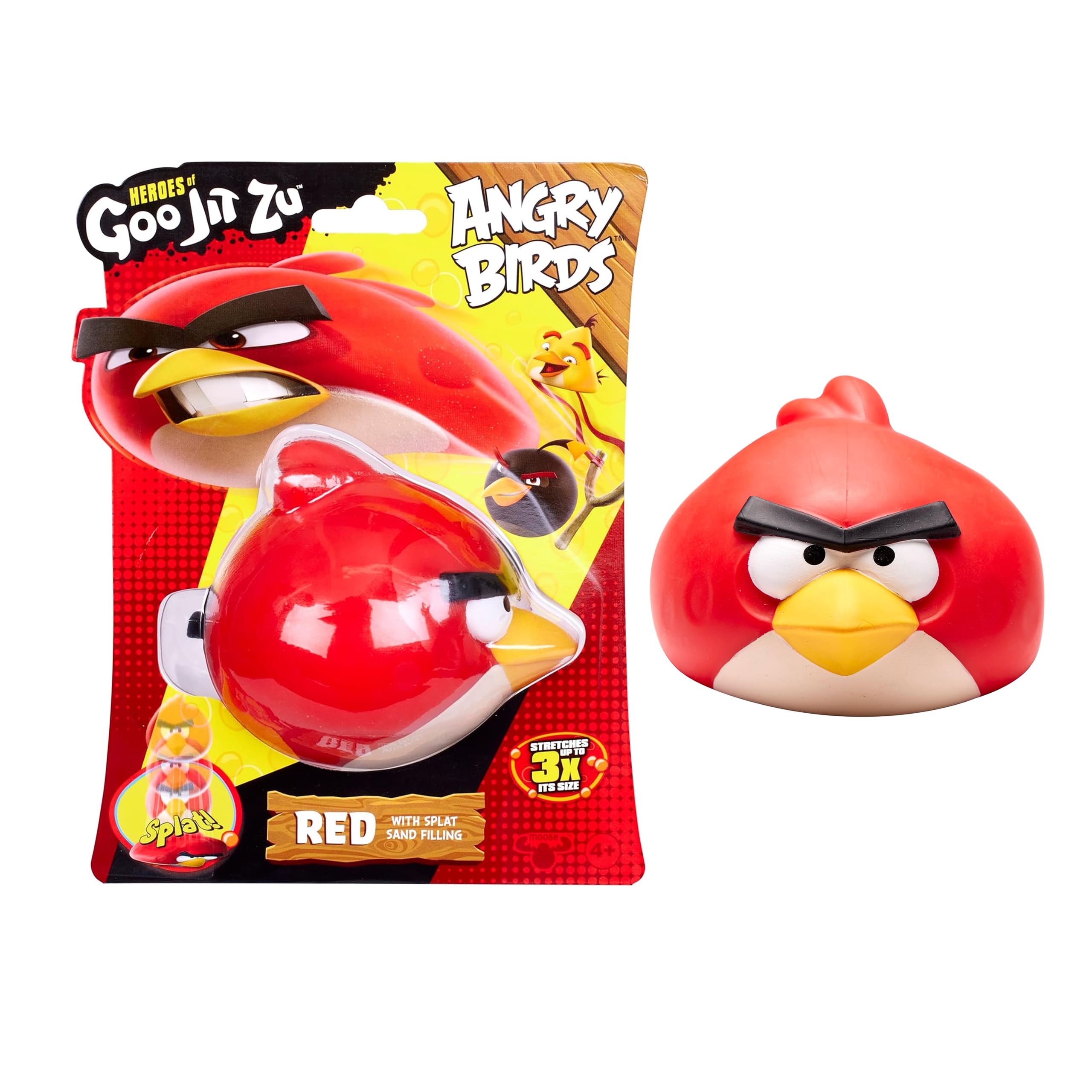 Фігурка, що розтягується Птах Ред (Енгрі Бьордс). ТМ "GooJitZu"