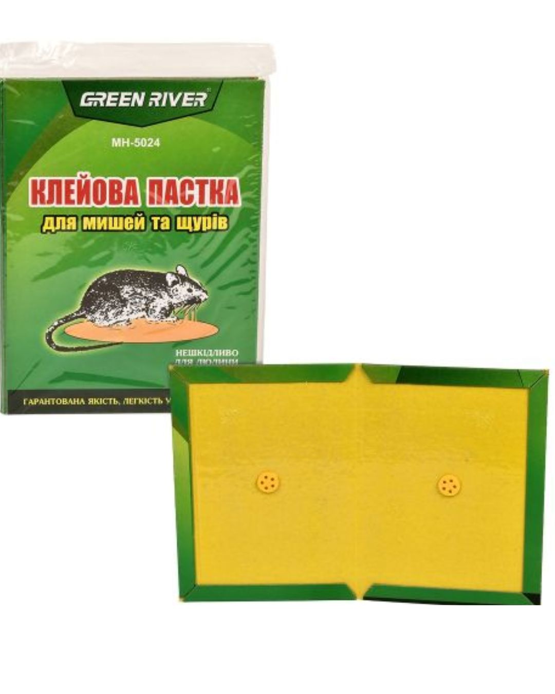 Мишоловка липка зелена 15.5*21см MH-5024