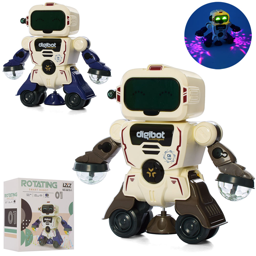 Фотография 1 товарной позиции интернет-магазина детских игрушек www.smarttoys.com.ua Інтерактивний робот Dancing Robot, LZCZ, 6678-1