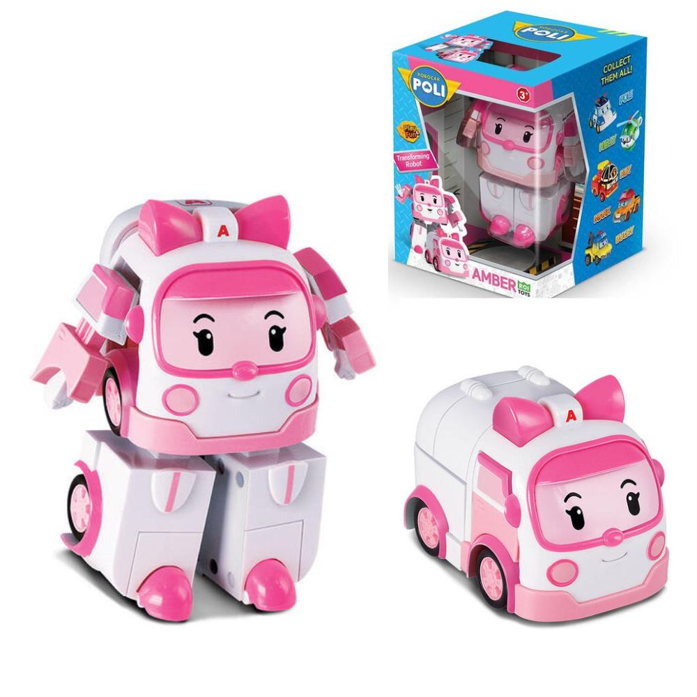 Колекційна машинка-трансформер Робокар Ембер (10 СМ)