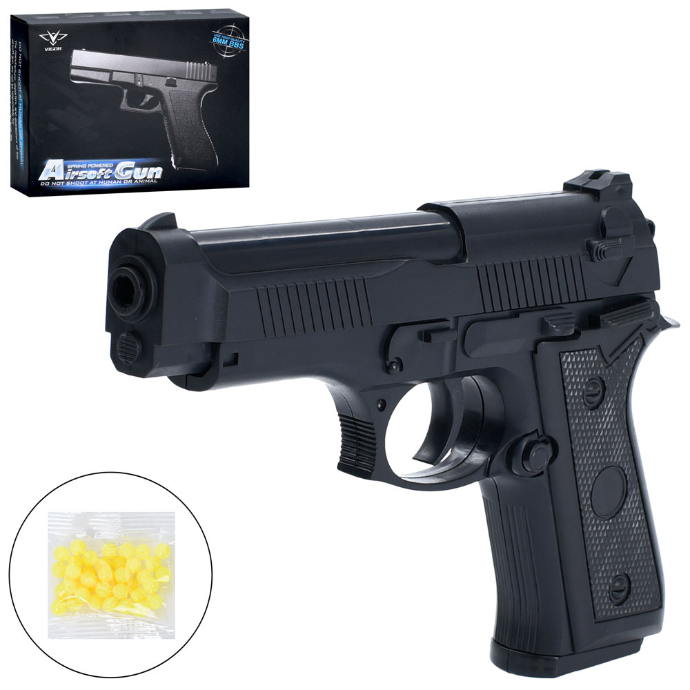 Пістолет 038 пластикові кулі, кор., 23-17-5 см.