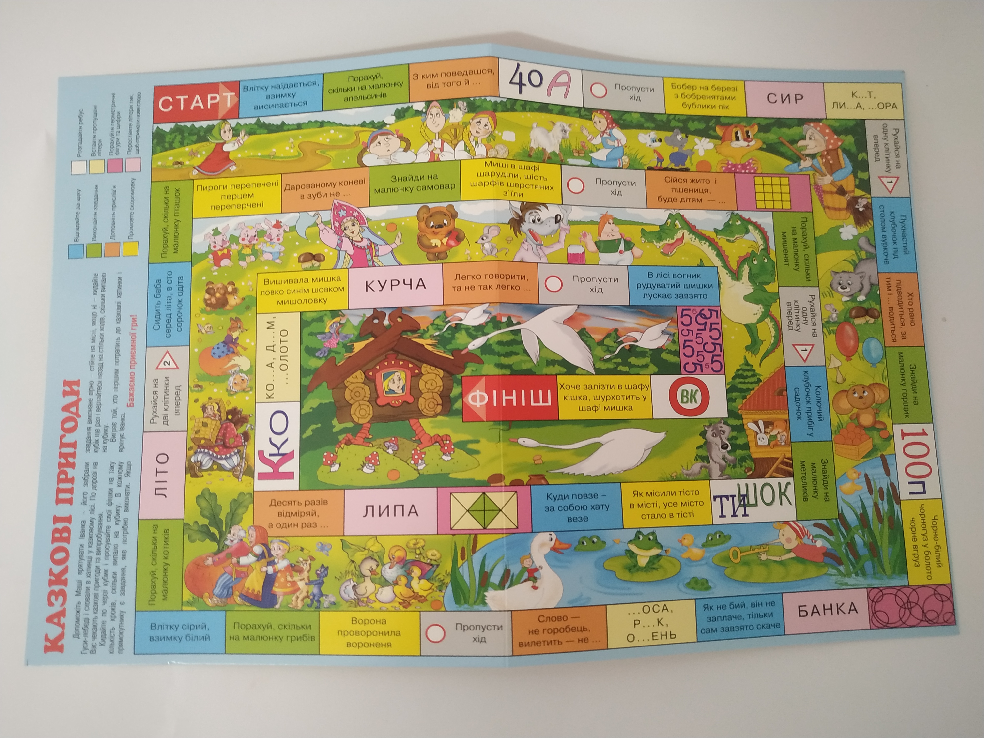 Гра-бродилка "Казкові пригоди"в пак.