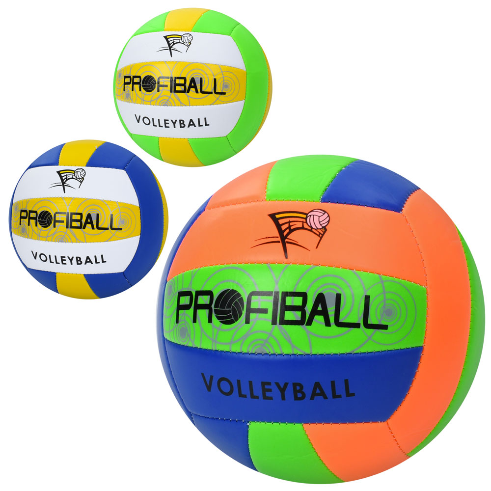 М'яч волейбольний MS 4919  офіційний розмір, 220-230г, 3 кольори, у пакеті