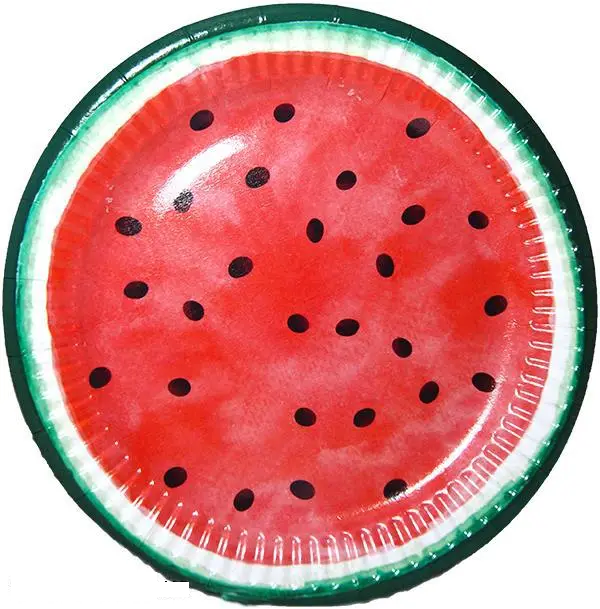 Тарілки "Кавун (18,0 см)(10шт-уп)