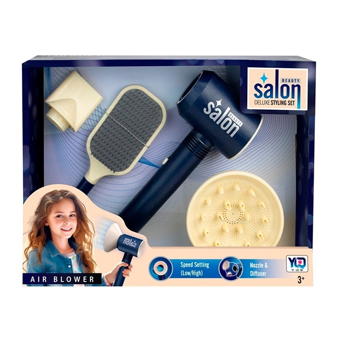 Набір аксесуарів YLQ-109 набір перукаря, фен-повітря, насадки, гребінець, кор., 31-24,5-6,5 см.