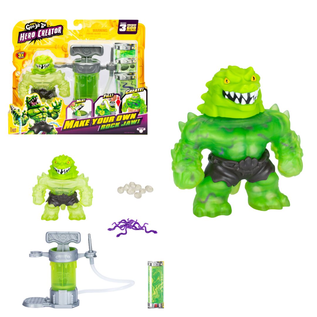 Герої Гуджитсу. Фігурка, що розтягується Рок Джо Ексклюзивний (Кріейторс). Ігровий набір ТМ "GooJitZ