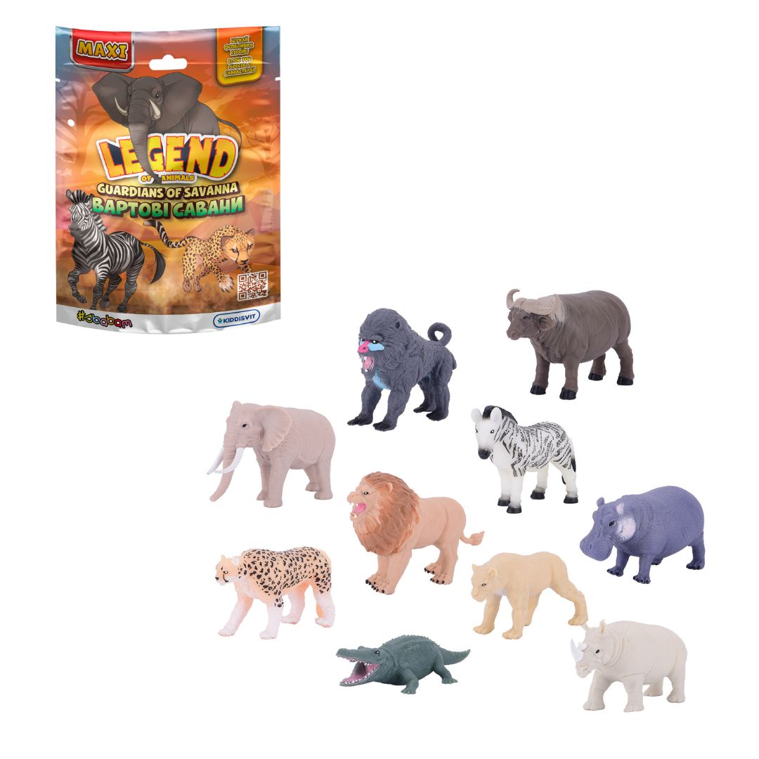 Стретч-іграшка у вигляді тварини – ВАРТОВІ САВАНИ (в диспл.)