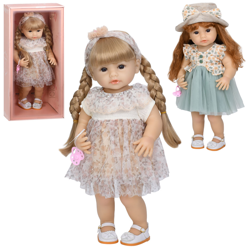 Лялька 8801A-19-21 55см, 2 види, звук, на бат-ці, в кор-ці, 60-29-17см