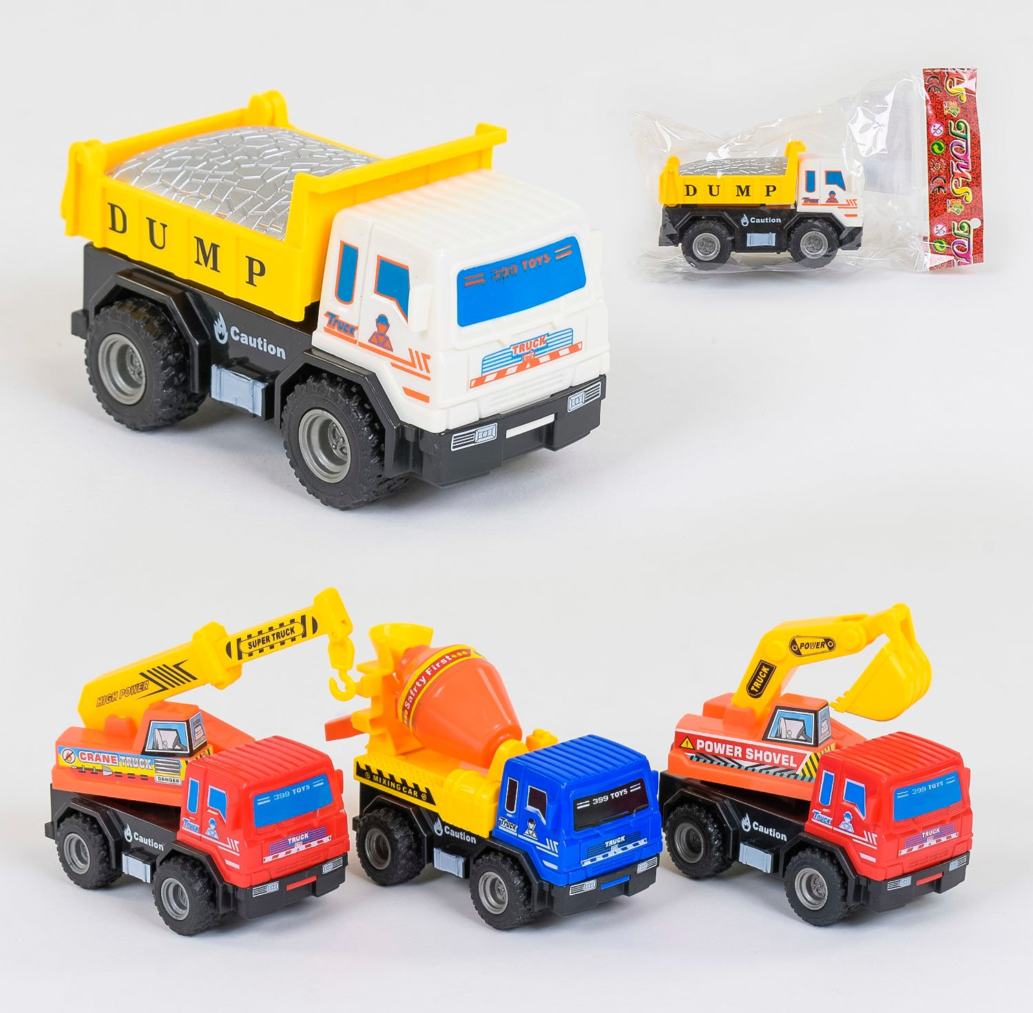 Машинка 399-267 (360/2) 4 види, інерція, 1шт в пакеті