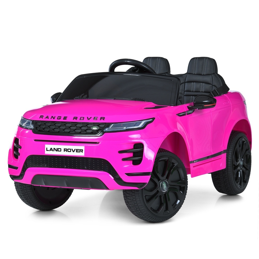 Джип M 4418EBLR-8-2 радіокер.2,4G, 2 мотори 45W, 1акум.12V9Ah, EVA, шкір.сид. , темно-рожевий