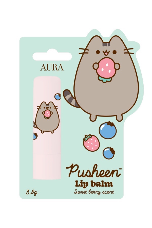 Бальзам для губ з ароматом солодких ягід ТМ "Pusheen", 3,8 г