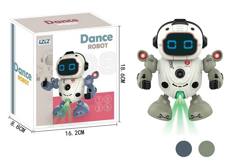 Фотография 1 товарной позиции интернет-магазина детских игрушек www.smarttoys.com.ua Робот танцюючий 6678-8 (72/2) світло, звук, танцює, в коробці