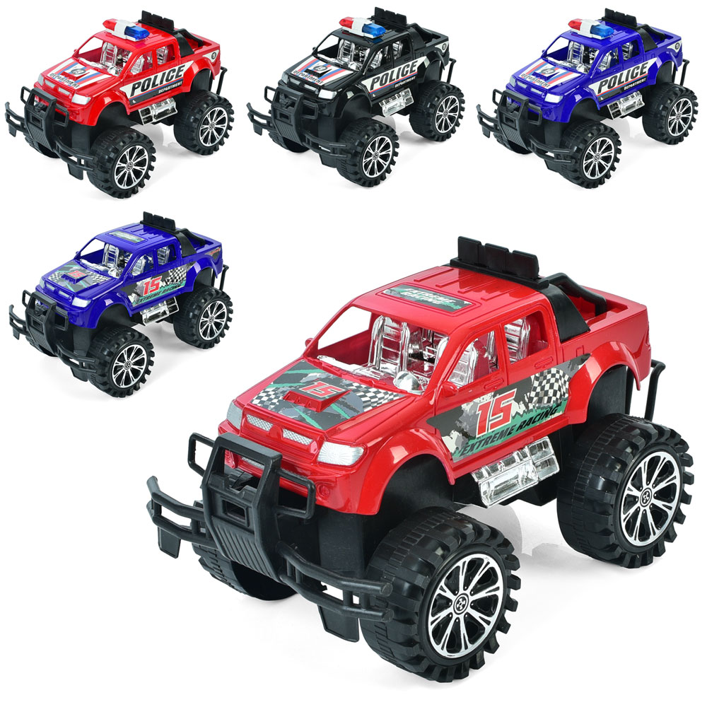 Джип 22812-13  інерц, 23см, 2 види (1 вид - поліція), у пакеті, 23-14-13,5см