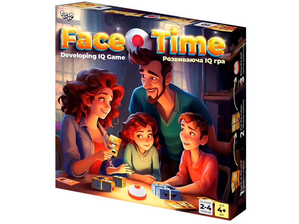 Розвиваюча настільна гра "Face Time"