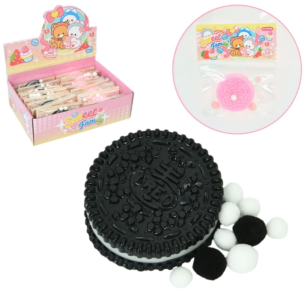 Набір для творчості YG0133 печиво, антистрес, мішура, 2 кольори, кул., 16 шт. в диспл.,28,5-20-8,5см