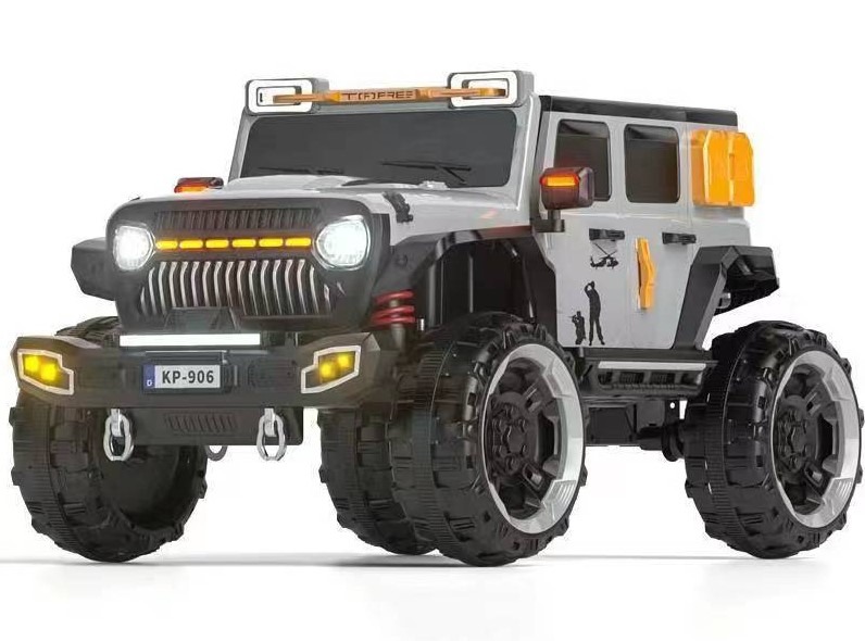 Джип M 5831EBLR-3 радіок. 2,4G, 1*12V12A, 4*45W, USB, MP3, TF, BT, муз., світло, EVA, шкіра,червоний