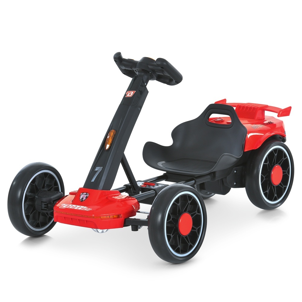 Електрокарт M 6145(A)EBR-3 радіокер.2,4G, 2мотори35W, 1акум12V4,5AH, EVA, BТ, муз., світло,червоний