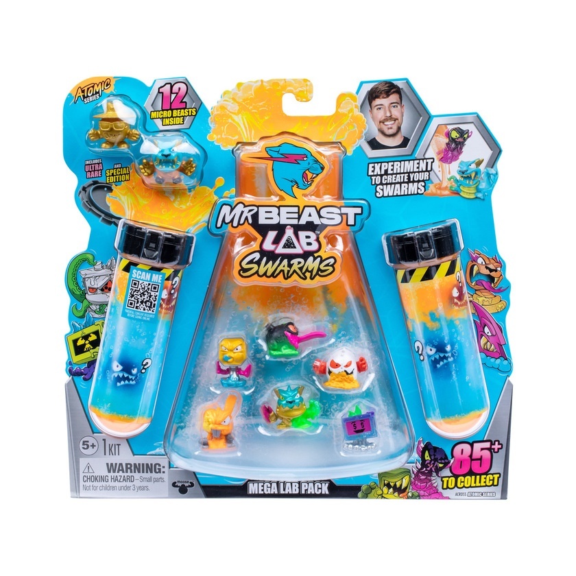Лабораторія в пробірці Atomic Swarms 12, вид. 3. Ігровий набір ТМ "MrBeast Lab"