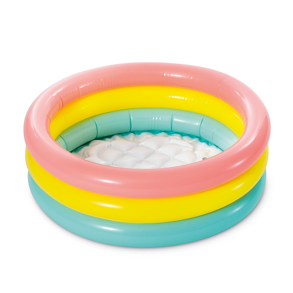 Басейн 57107 28л, 61-22 см., 3 кільця, ремкомплект, надув. дно, кор., 17-14,5-5,5 см.