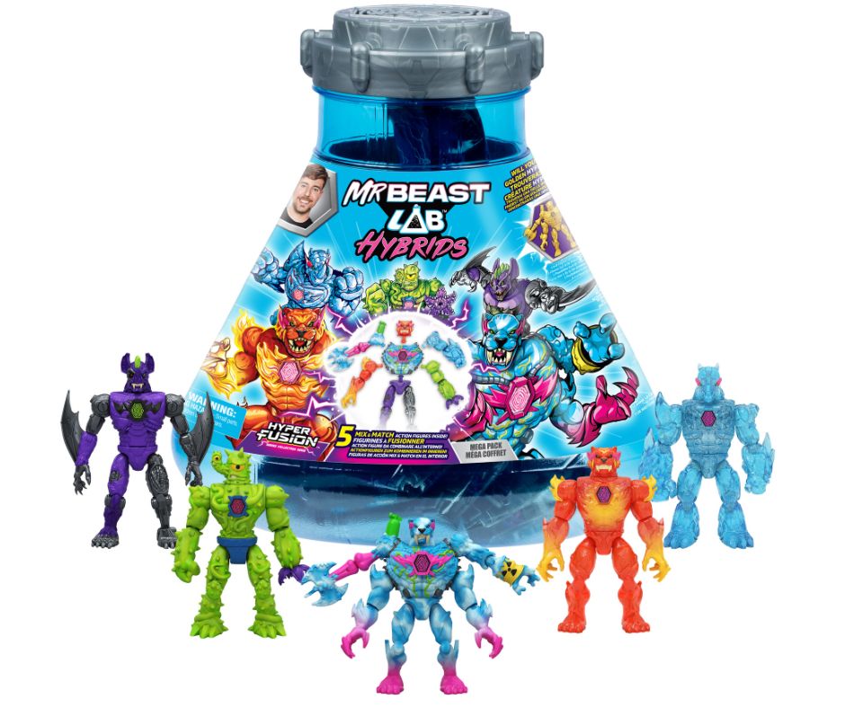 Мега лабораторія "Гіперзлиття". Ігровий набір ТМ "MrBeast Lab"
