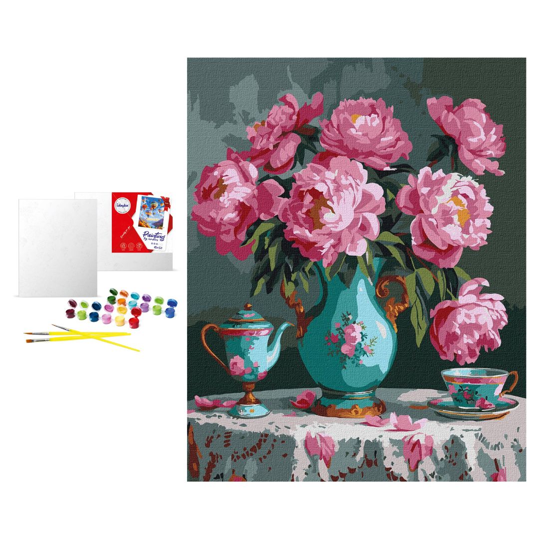 Набір для розпису по номерах "Ніжні кольори" 40х50см