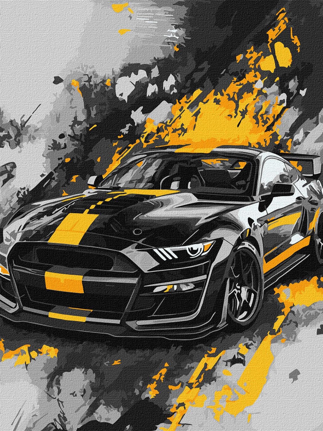 Набір для розпису по номерах "Спортивний стиль" 30х40см