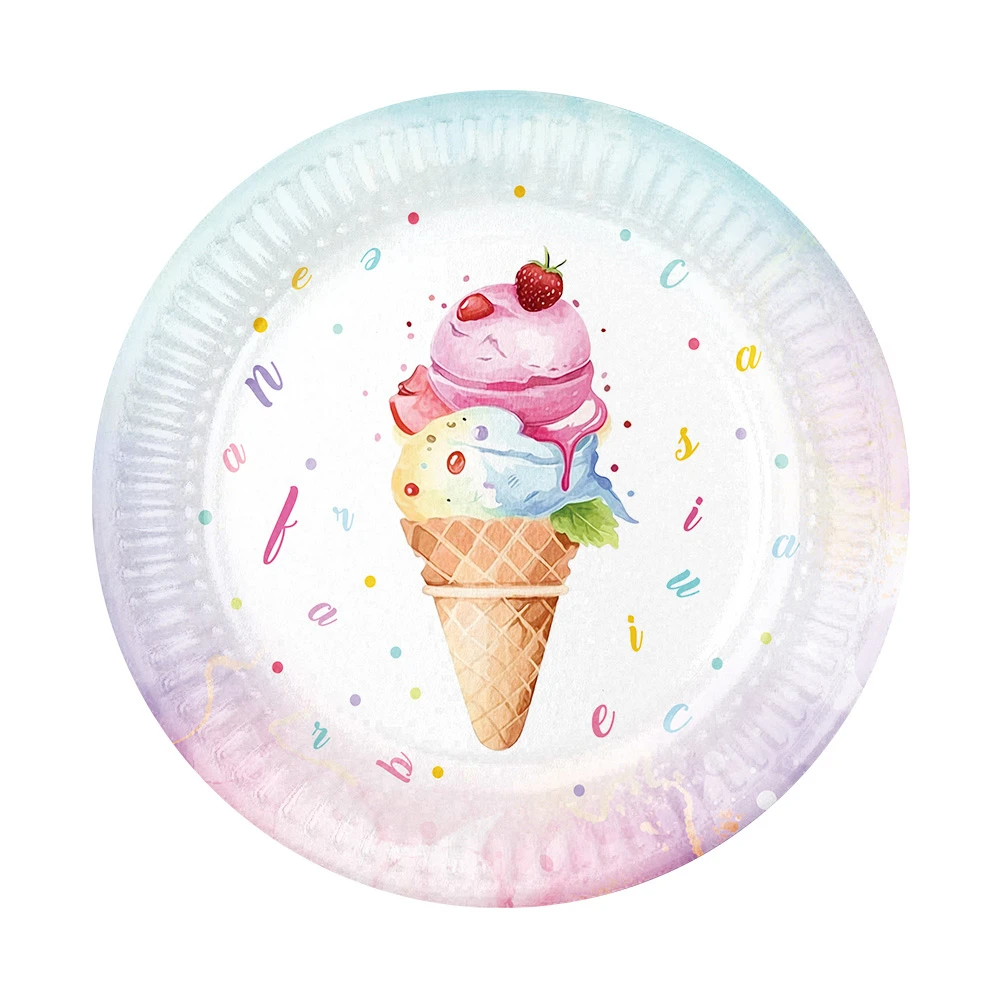 Набір тарілок "Морозиво" 10 шт