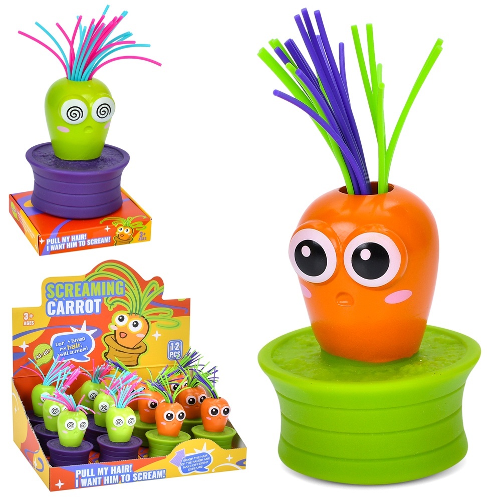Гра TZ-777 морква, антистрес, 2 кольори, муз., бат. (табл.), 12 шт. в диспл., 33,5-12-25 см.