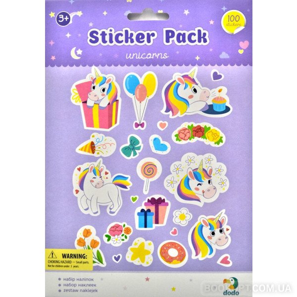 300297 Набір наліпок "Єдиноріжки"