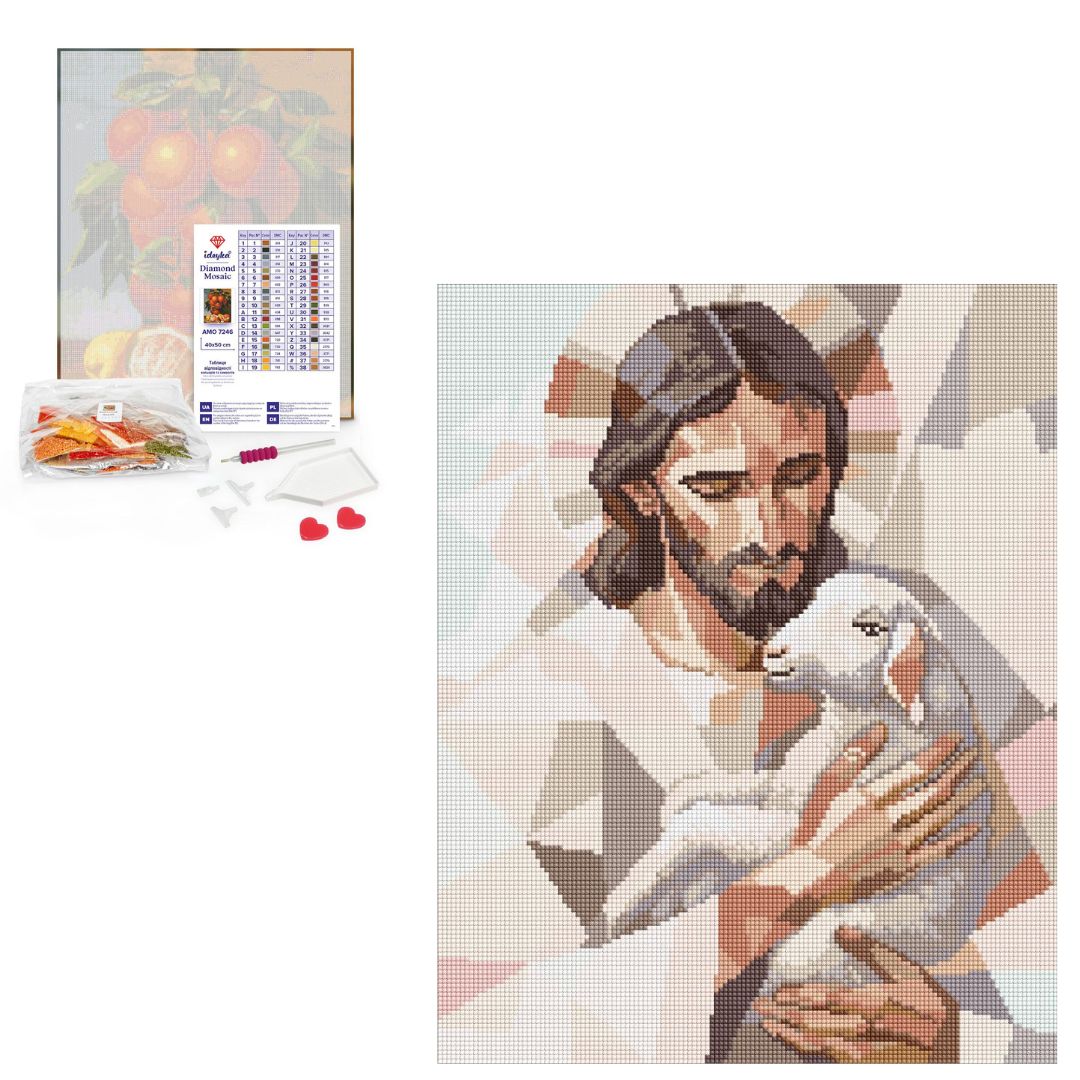 Набір з алмазною мозаїкою "Гармонія світла" 40х50см