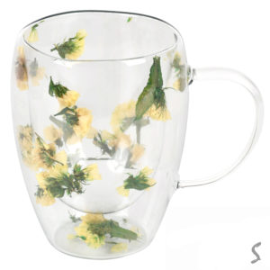 Чашка з подвійною стінкою "Dry flowers" 300мл