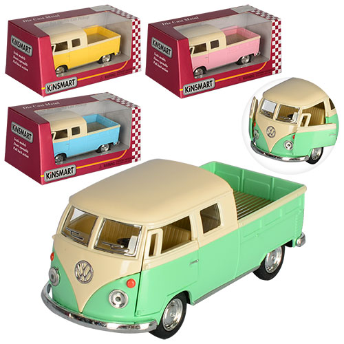 Машинка іграшкова KT5387WY "VW Double Cab Pickup 1963"
