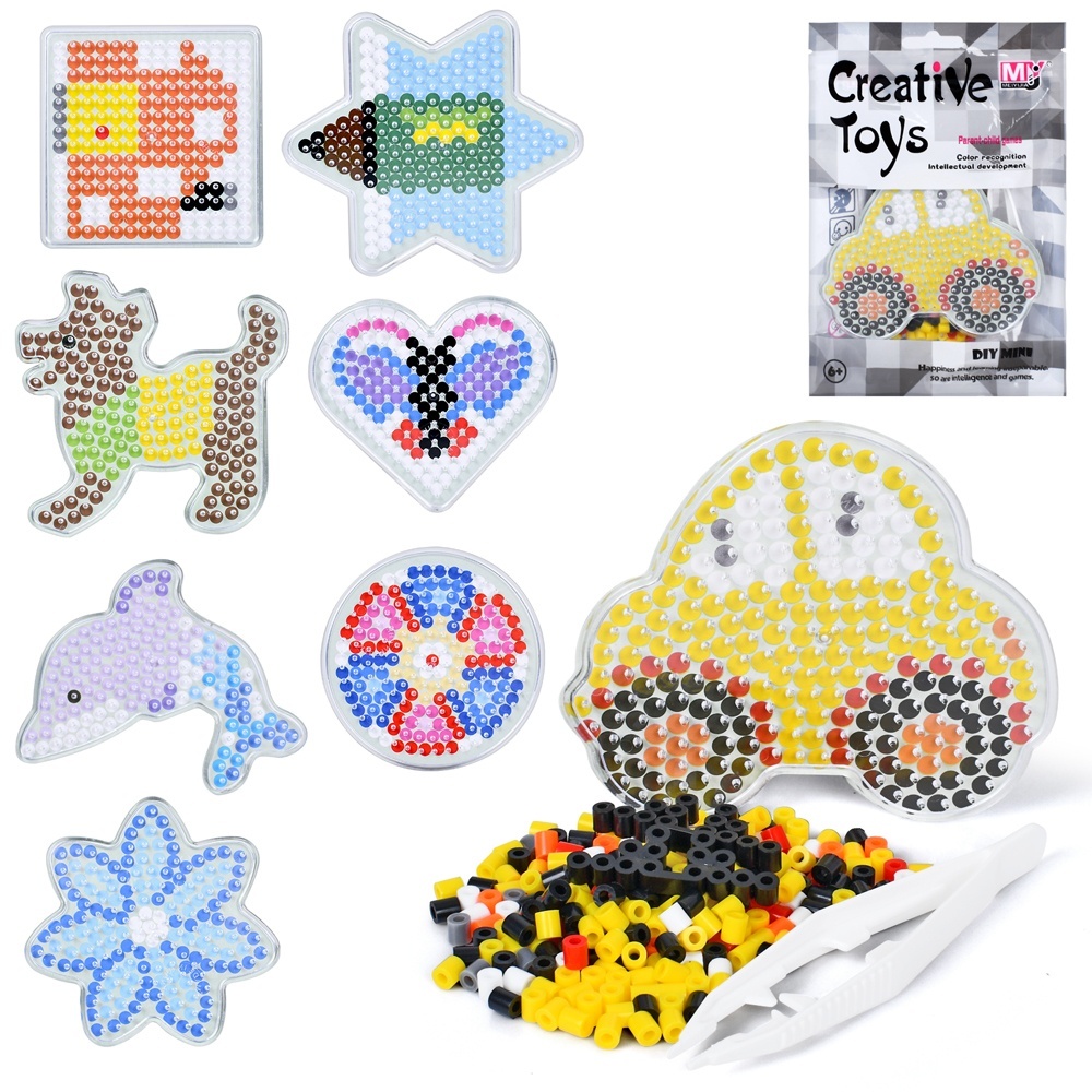 Мозаїка CT-0023A-23B трубчата, основа, пінцет, 8 видів, кул., 12,5-18-2 см.