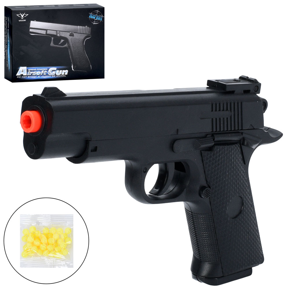 Пістолет 032 пластикові кулі, кор., 23-17-4,5 см.