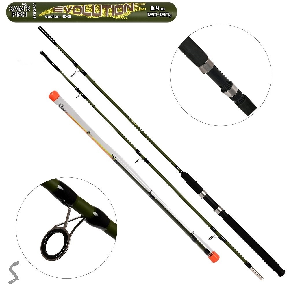 Спінінг фідер короповий "crocodil 2.4м, SF23771