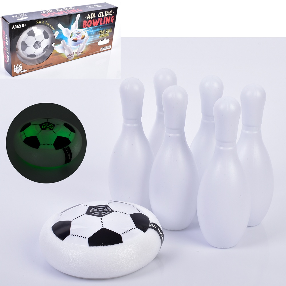 Боулінг MR 1214 кеглі 6 шт., аером'яч-світло, бат., кор., 48-20-7,5 см.