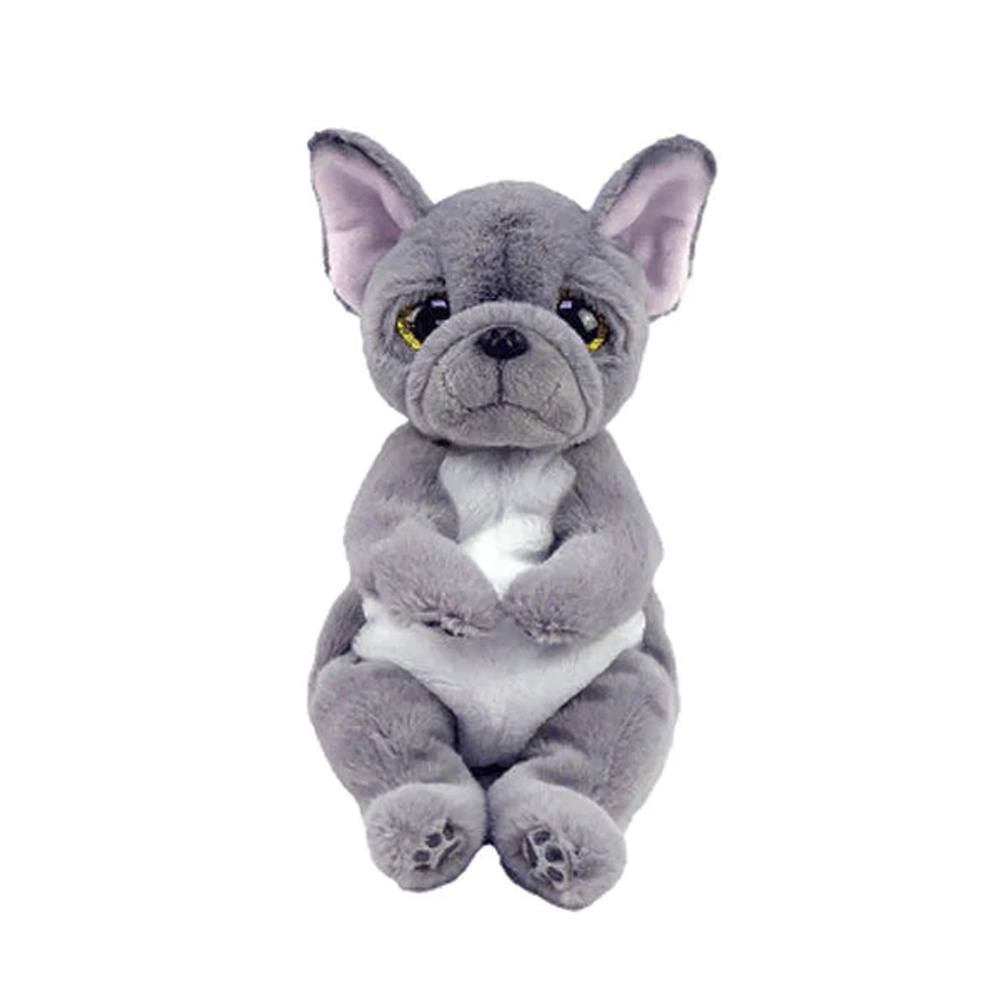 Дитяча іграшка м’яконабивна TY BEANIE BELLIES 25 см 43212 Сірий пес "WILFRED"