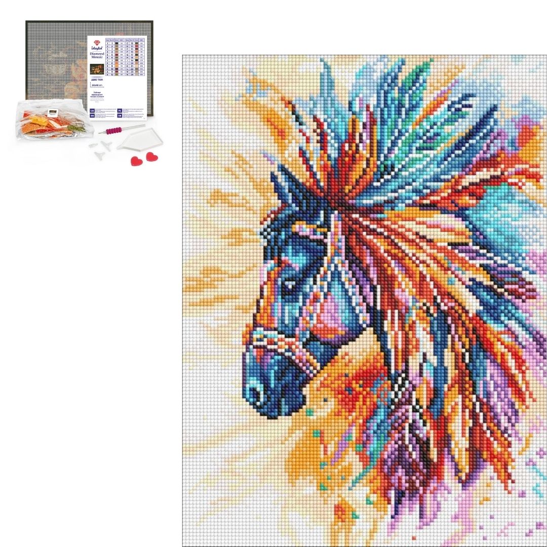 AMO "Яскравий кінь" 30х40см