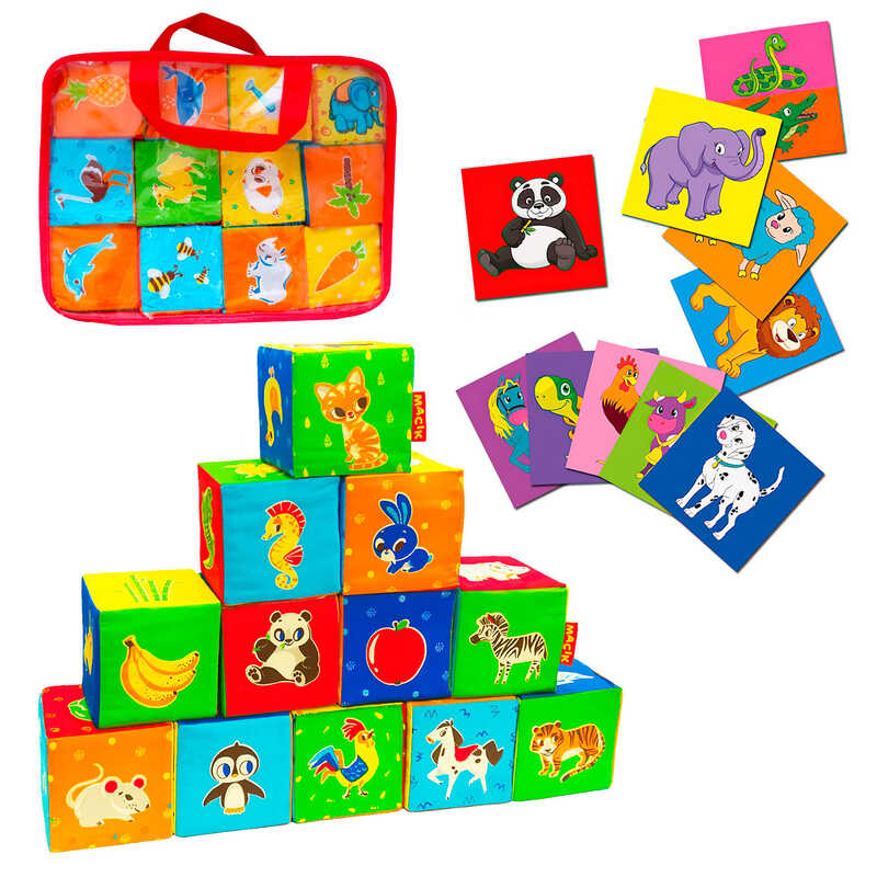 Фотография 1 товарной позиции интернет-магазина детских игрушек www.smarttoys.com.ua гр Набір MC090601-04 кубиків 