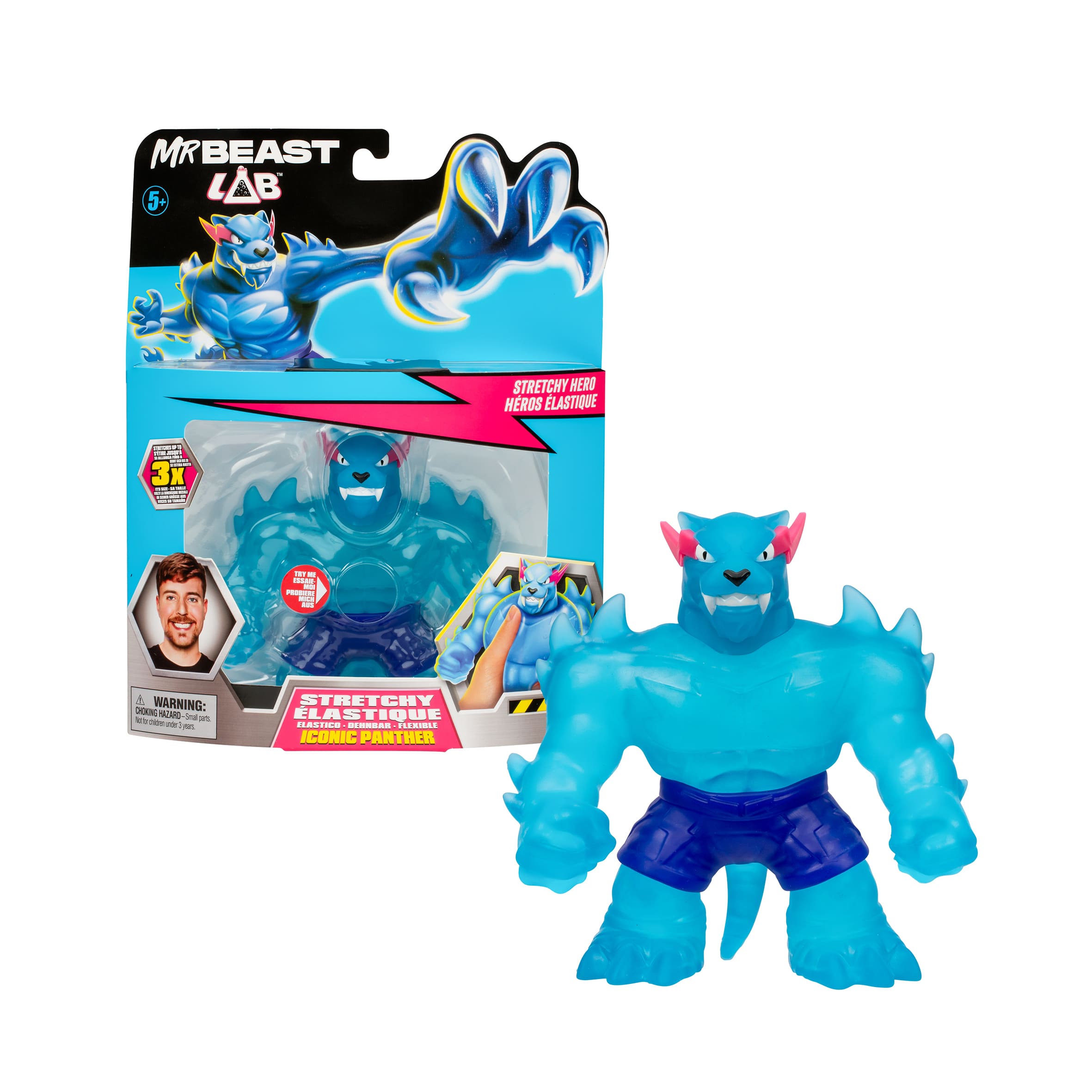 Фігурка, що розтягується, Пантера ТМ "MrBeast Lab"